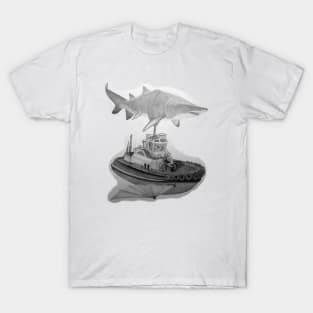 Shark Airship T-Shirt